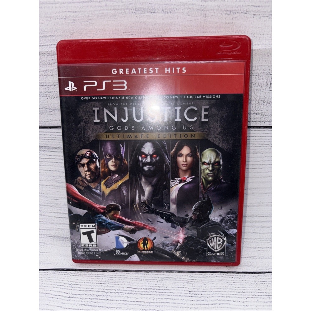 Injustice: Gods Among Us -- Ultimate Edition‎ (Sony PlayStation 3, 2013) Tested